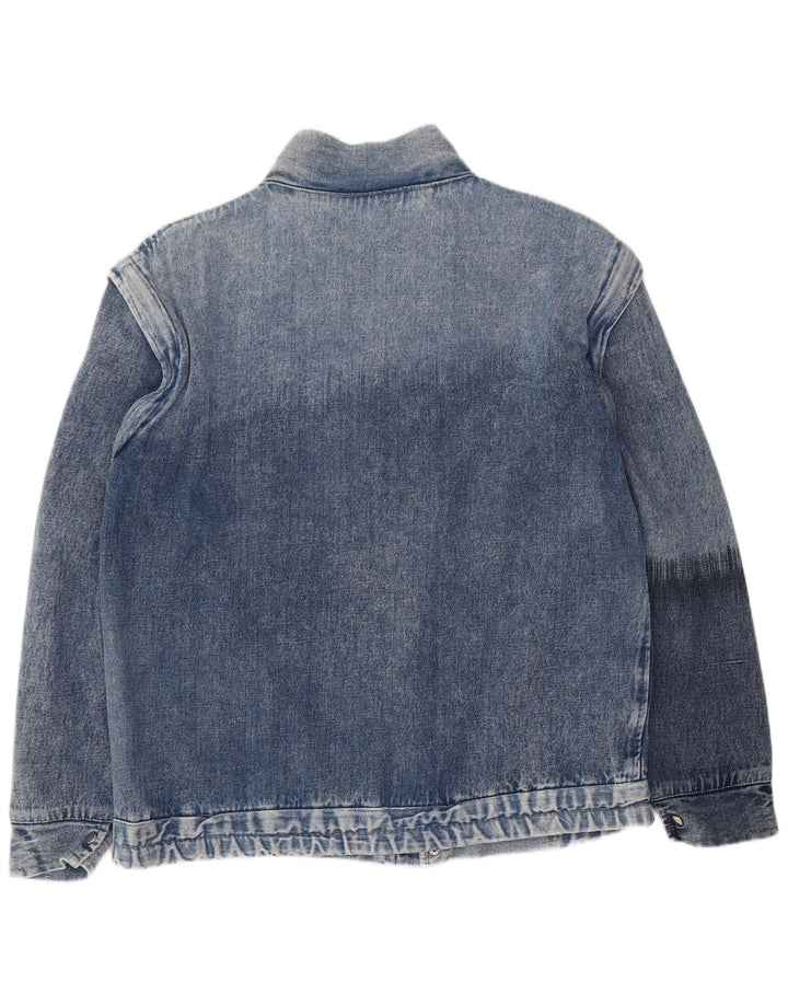 Giacca di jeans vintage da uomo IT 48 blu medio