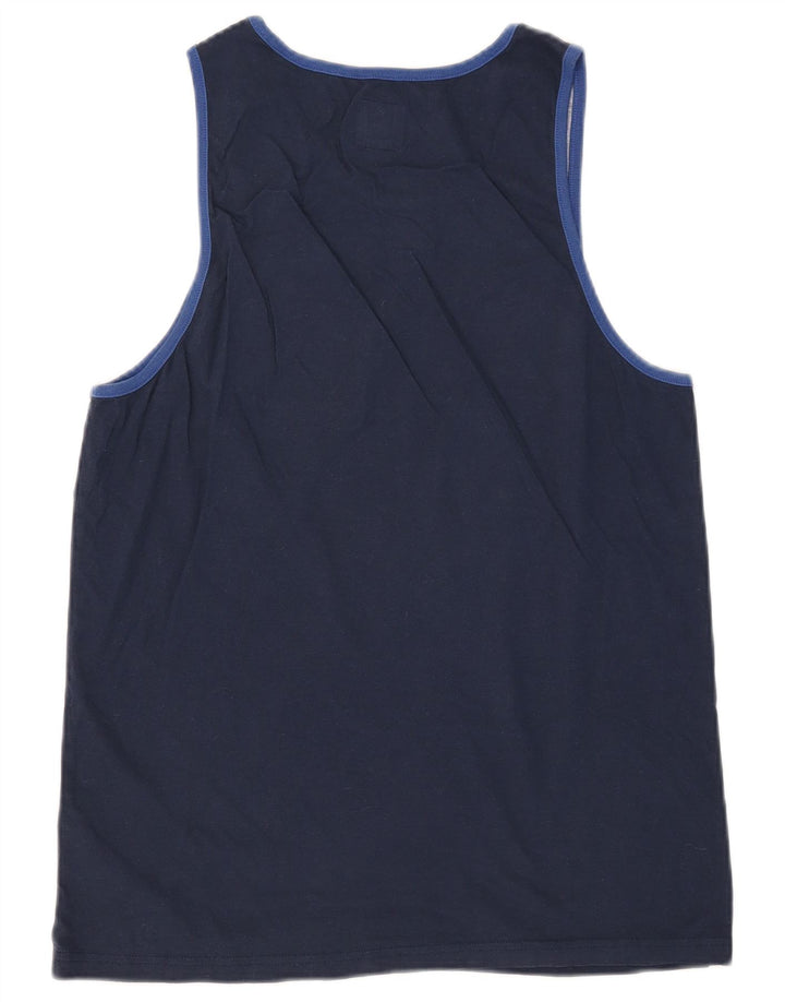 Canotta da uomo VANS piccola in cotone floreale blu navy