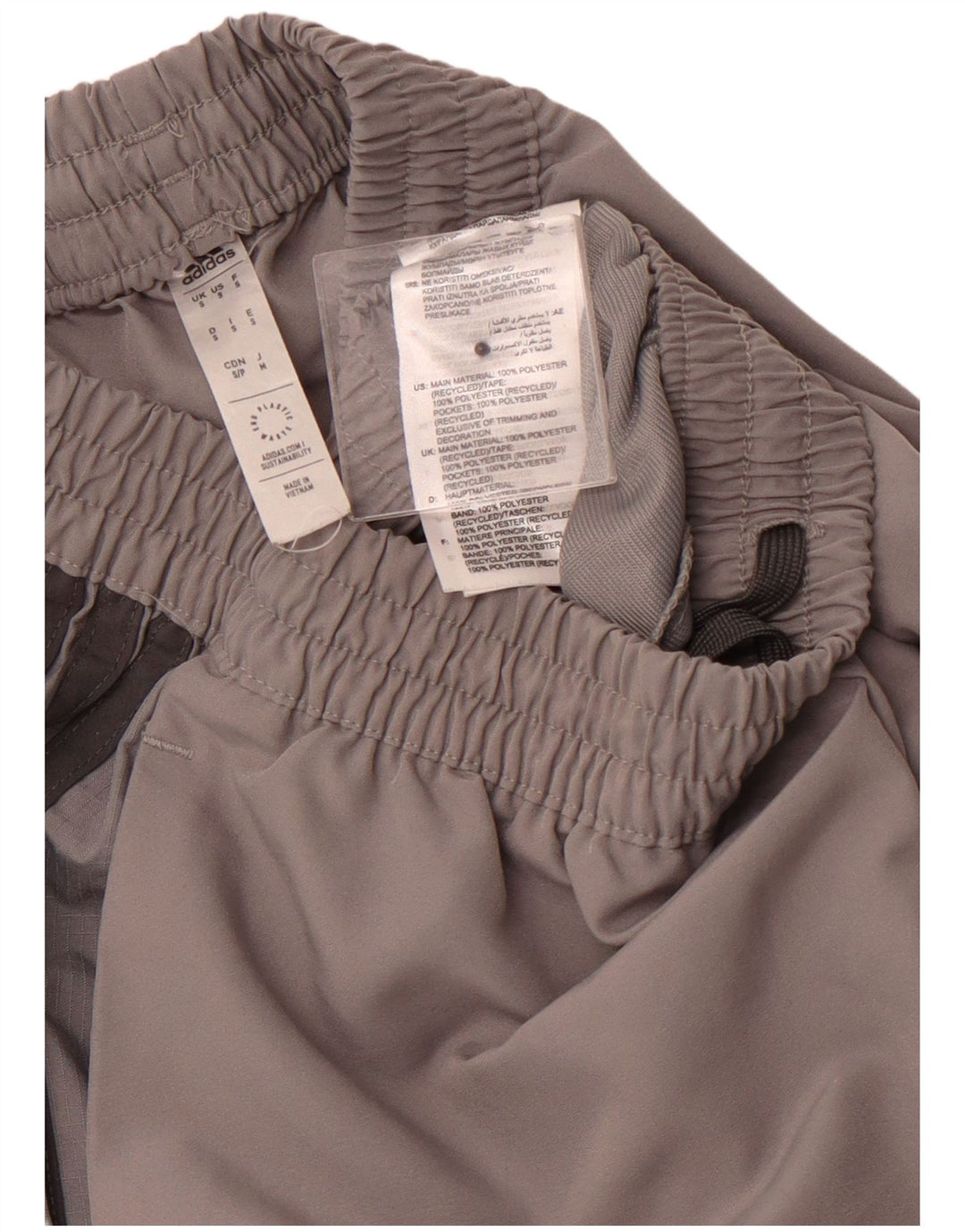 Pantaloni da tuta da donna ADIDAS Joggers UK 10 Small Poliestere grigio