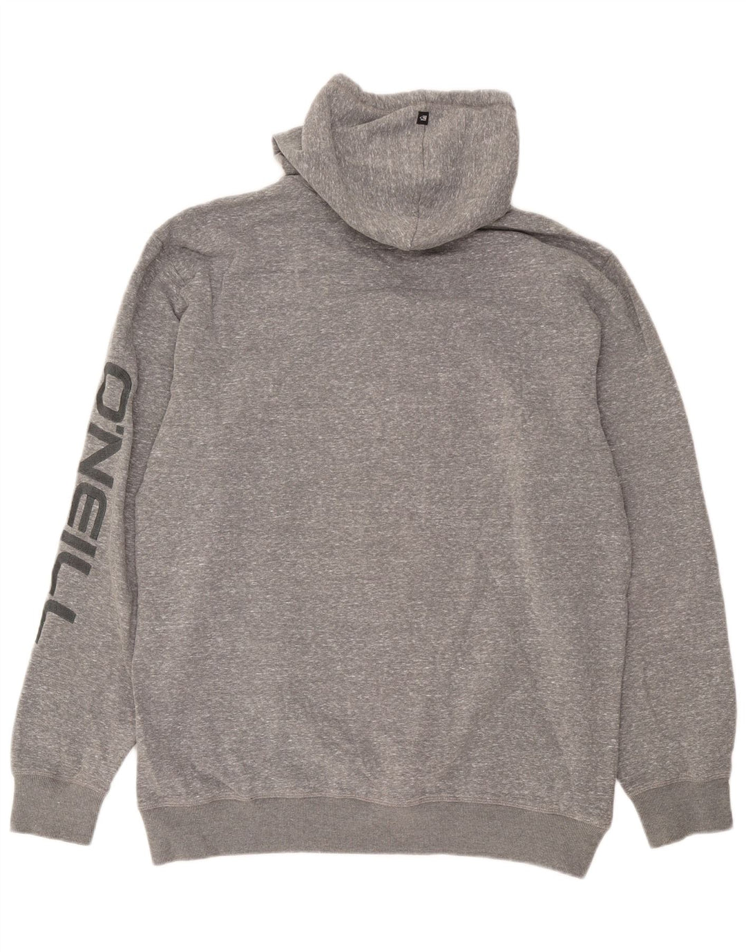 Maglione con cappuccio e zip grafica da uomo O'Neill 2XL Poliestere chiazzato grigio