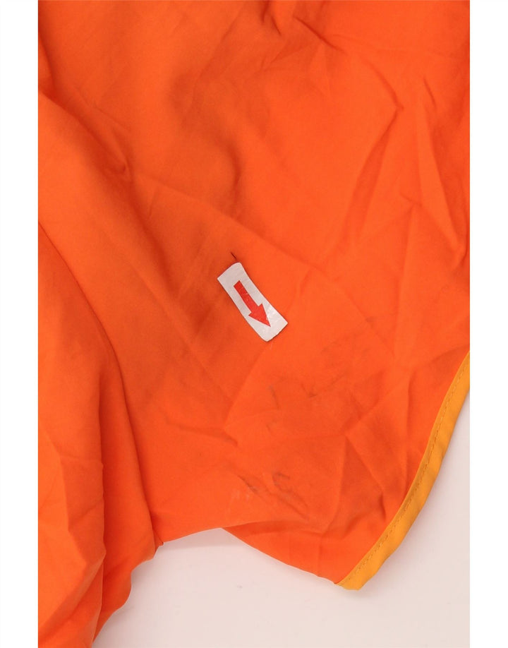 Pantaloncini sportivi da donna NIKE US 4/6 Small Orange Colourblock in poliestere