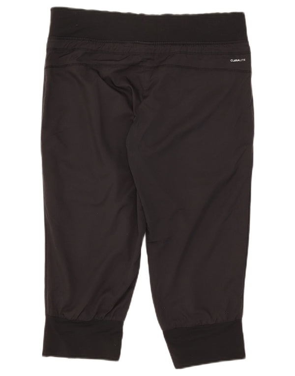 Pantaloni da tuta da donna Adidas Climalite Capri Joggers UK 10 Small Nero