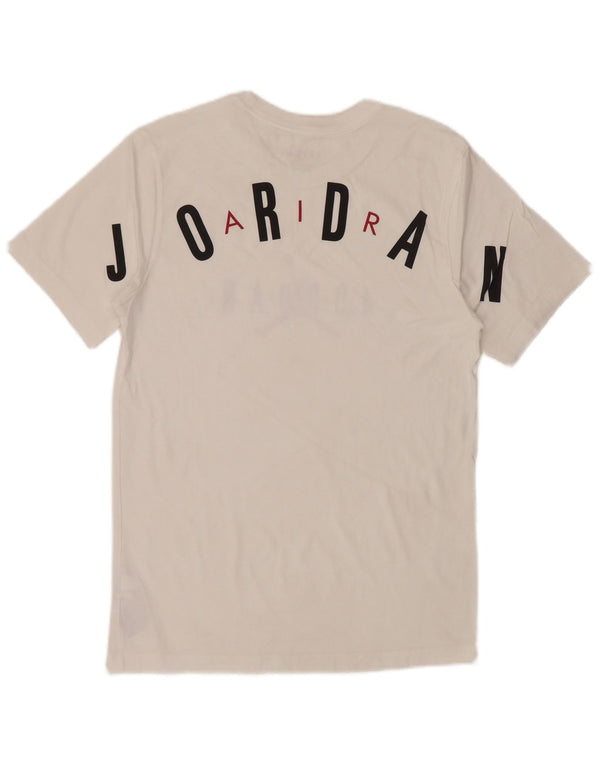 T-shirt grafica da uomo JORDAN Top piccola in cotone bianco