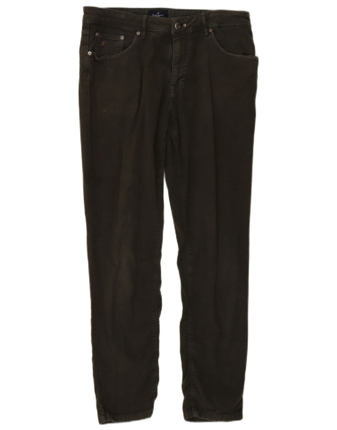 Pantaloni casual slim da uomo Hackett W34 L30 cotone kaki