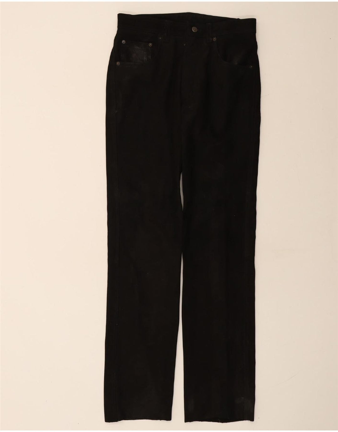 Pantaloni casual dritti da uomo VINTAGE W33 L34 neri