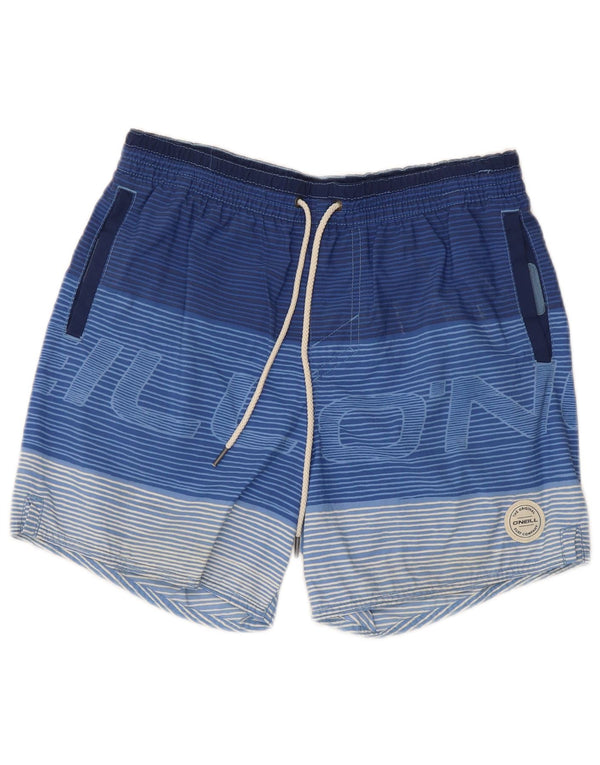 Pantaloncini da bagno grafici da uomo O'Neill blu medio a righe