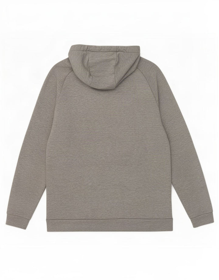 Felpa con cappuccio grafica Nike Dri Fit da uomo, grande, in poliestere grigio
