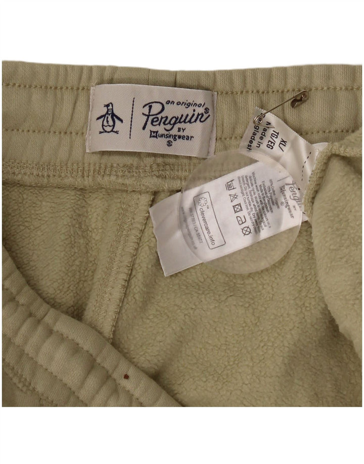 Pantaloncini sportivi da uomo Penguin XL in cotone beige