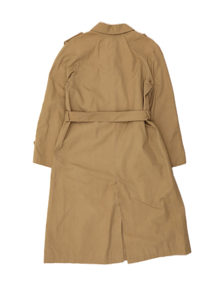 VINTAGE Womens Trench Coat IT 46 Large Beige Vintage Vintage and Second-Hand Vintage from Messina Hembry 