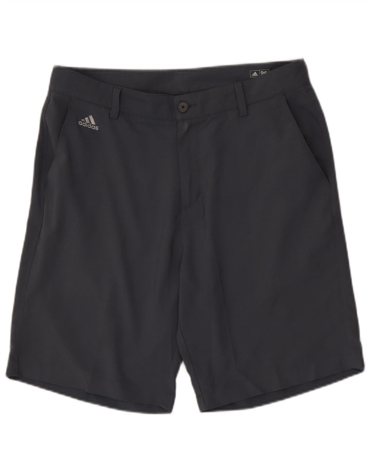 Pantaloncini chino Adidas Climalite da uomo W34 Large Grigio Poliestere