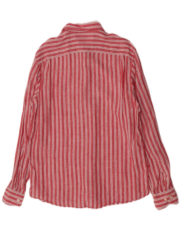 Camicia da uomo Massimo Dutti a righe rosse grandi