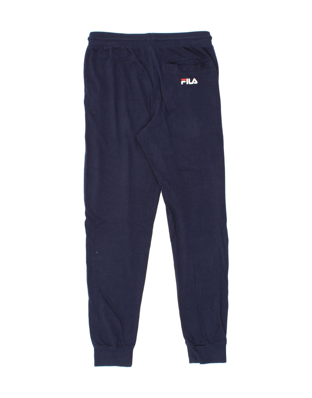 FILA Mens Tracksuit Trousers Joggers Small  Navy Blue Cotton Vintage Fila and Second-Hand Fila from Messina Hembry 