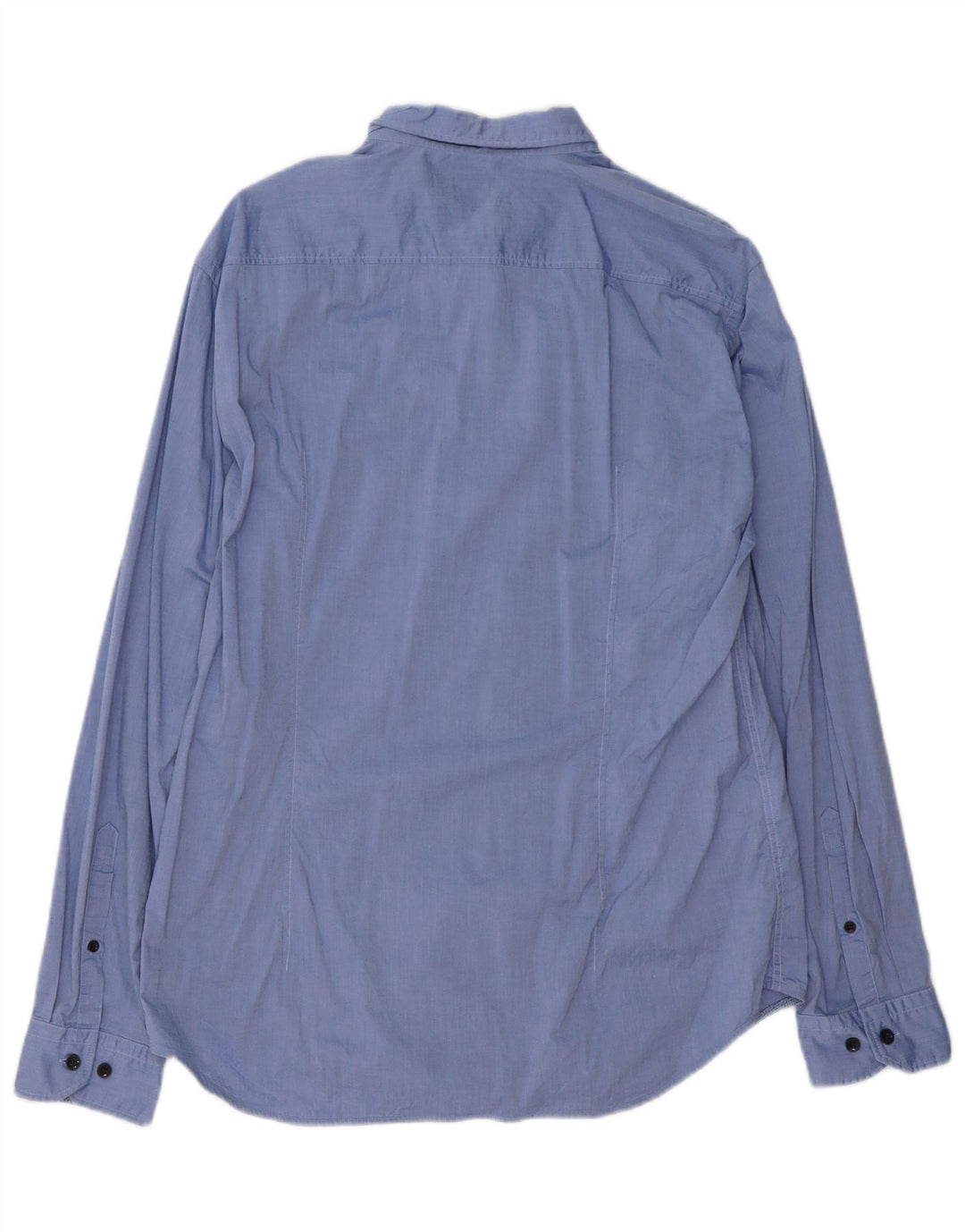 Camicia HUGO BOSS da uomo vestibilità regolare grande cotone blu