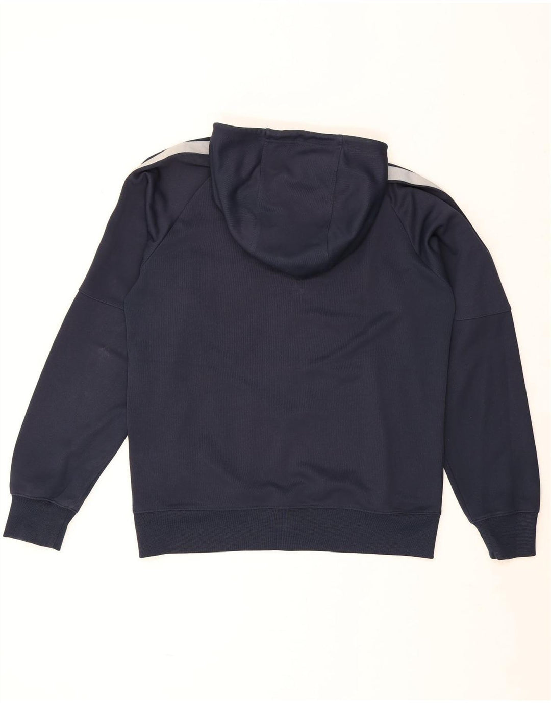 Felpa con cappuccio e zip Nike da uomo in poliestere color block medio blu navy