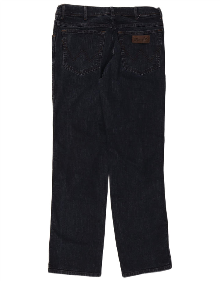 Jeans dritti da uomo Wrangler Texas W34 L32 cotone blu navy