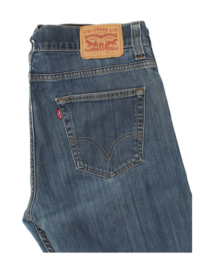 Jeans dritti da uomo LEVI'S W38 L32 in cotone blu