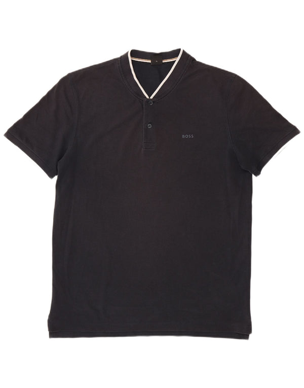 Polo da uomo Hugo Boss XL a righe nere