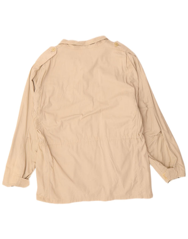 Giacca militare da uomo VINTAGE UK 40 grande cotone beige