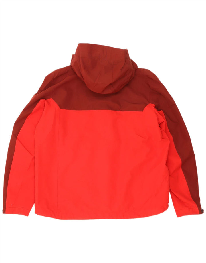Giacca antipioggia con cappuccio da uomo Marks & Spencer UK 42 XL Rossa