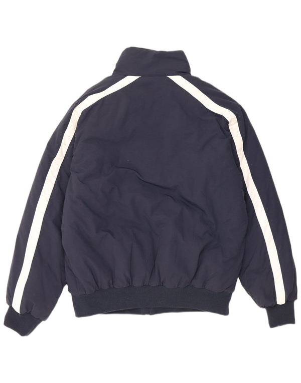 Giacca da ginnastica grafica da uomo Lotto XL XL in poliammide color block blu navy