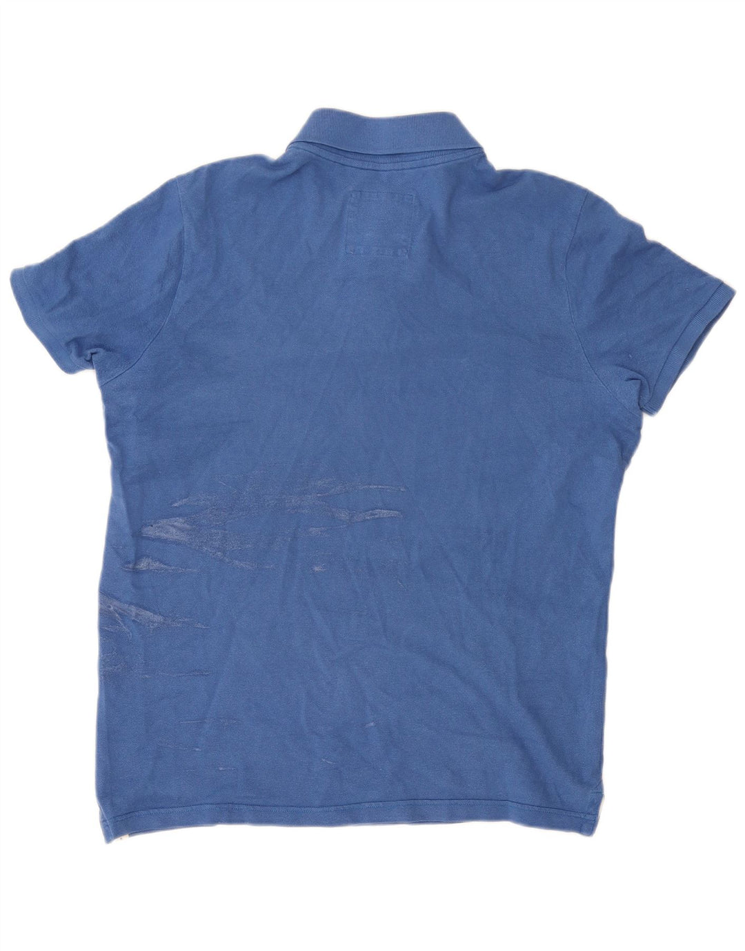 Polo da uomo HOLLISTER XL in cotone blu