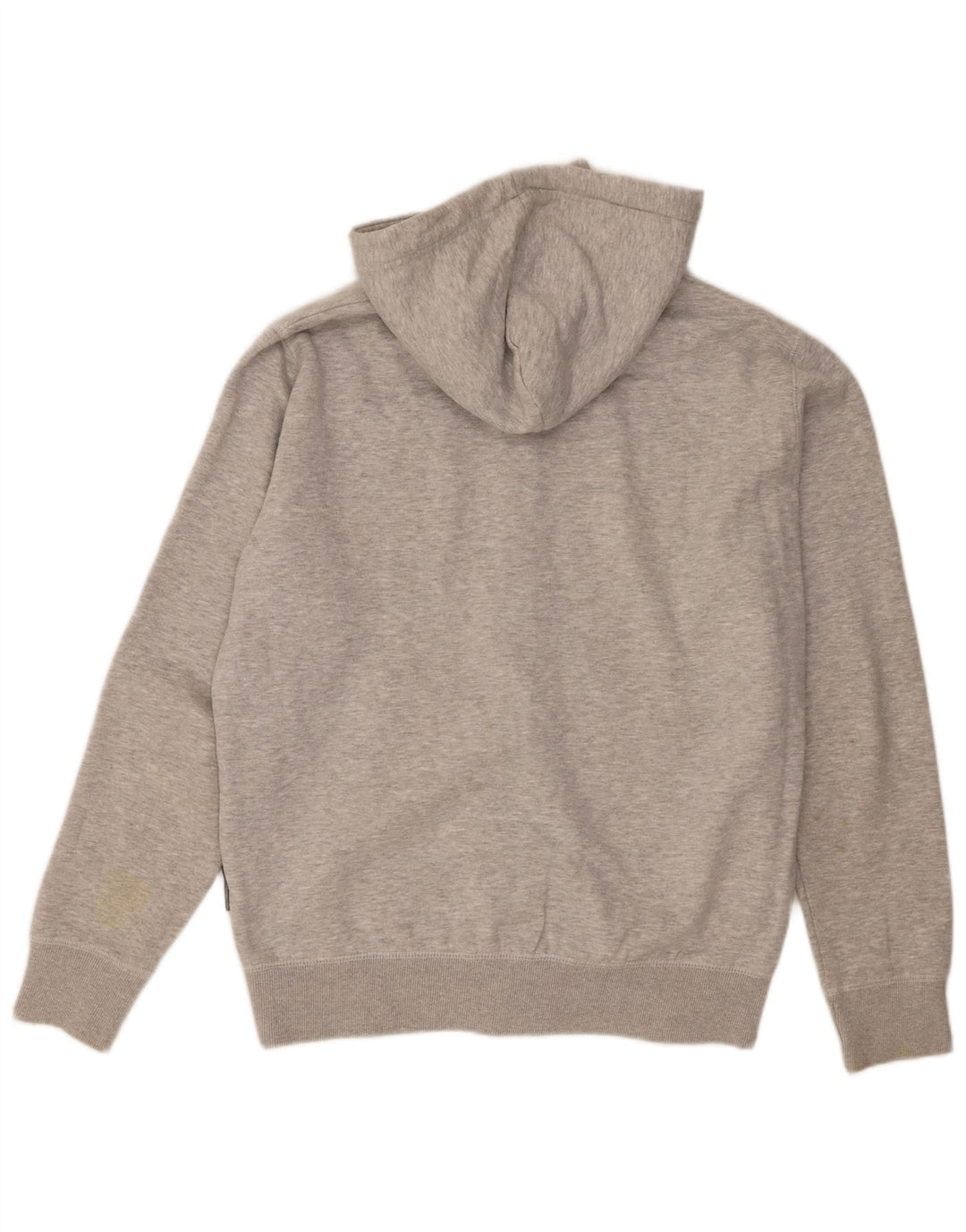 Maglione con cappuccio e zip con vestibilità regolare grafica da uomo French Connection grande grigio