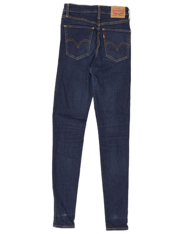 Jeans Levi's Mile High Super Skinny da donna W27 L32 in cotone blu navy