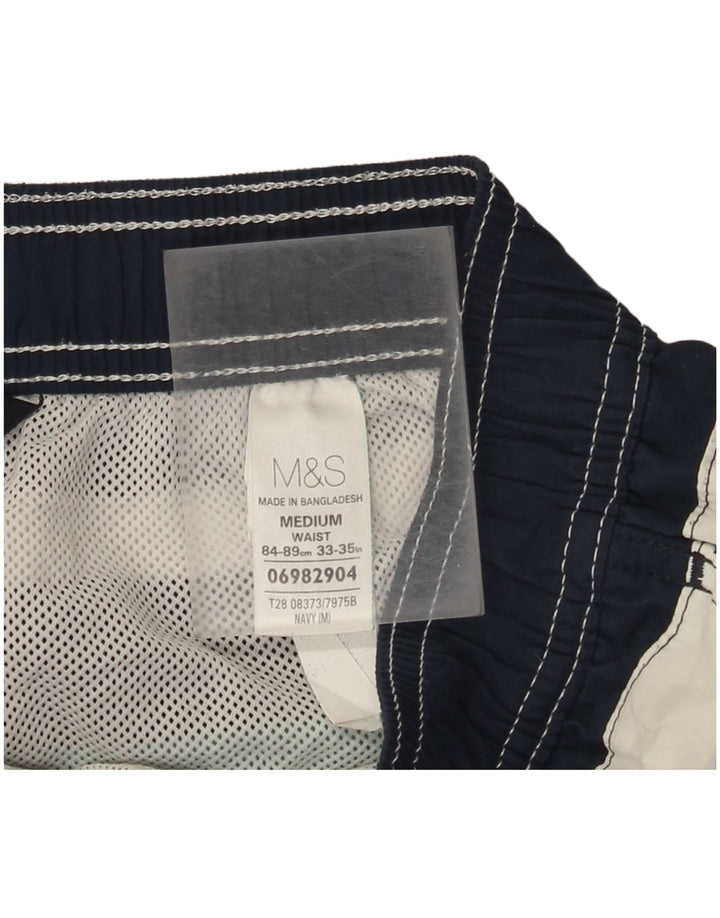 Pantaloncini da bagno Marks & Spencer da uomo Blue Harbour medio blu navy