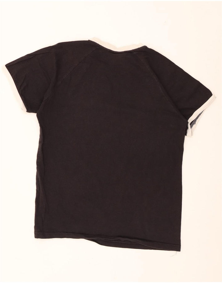 T-shirt Adidas da uomo Top Large in cotone nero