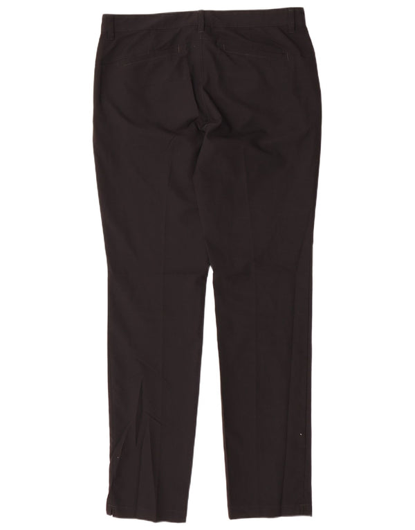 Pantaloni chino slim da uomo Adidas W34 L34 poliestere nero