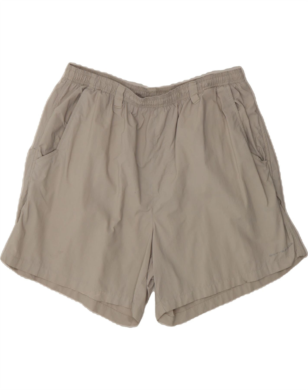 COLUMBIA Mens Sport Shorts XL Beige Nylon Vintage Columbia and Second-Hand Columbia from Messina Hembry 
