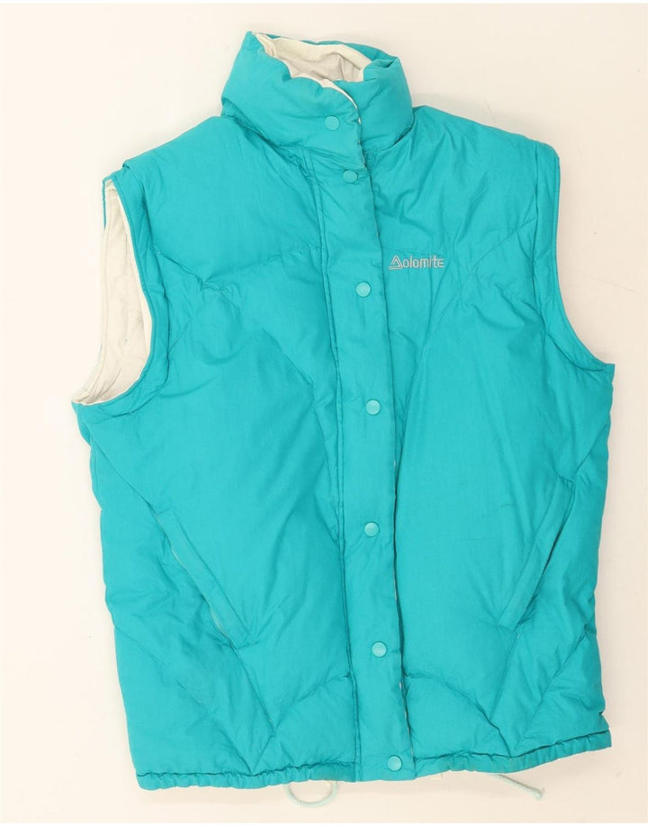 Gilet imbottito reversibile oversize da donna Dolomite UK 14 medio bianco