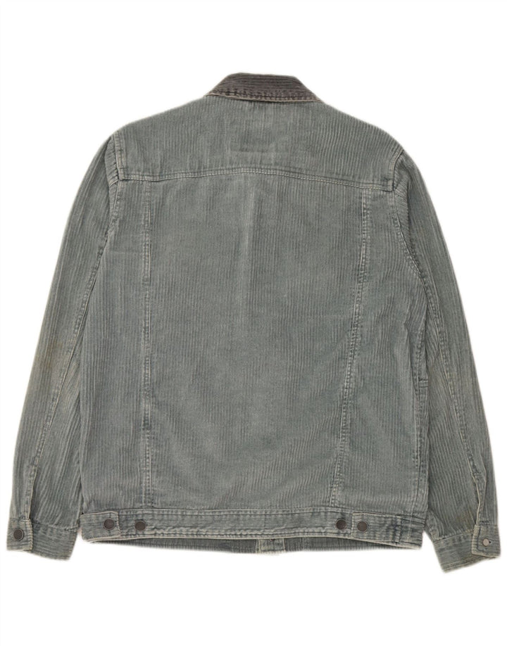 Giacca da uomo in velluto a coste Billabong UK 38 Cotone blu medio