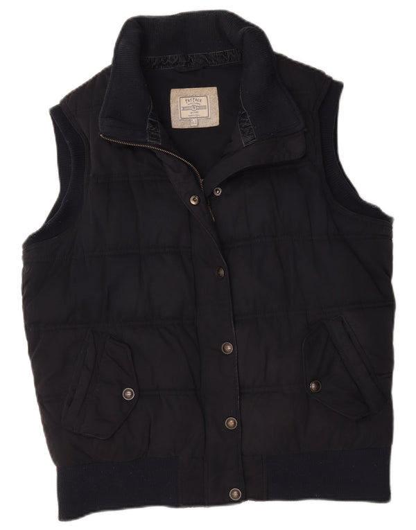 Gilet imbottito da donna Fat Face UK 14 grande poliestere blu navy