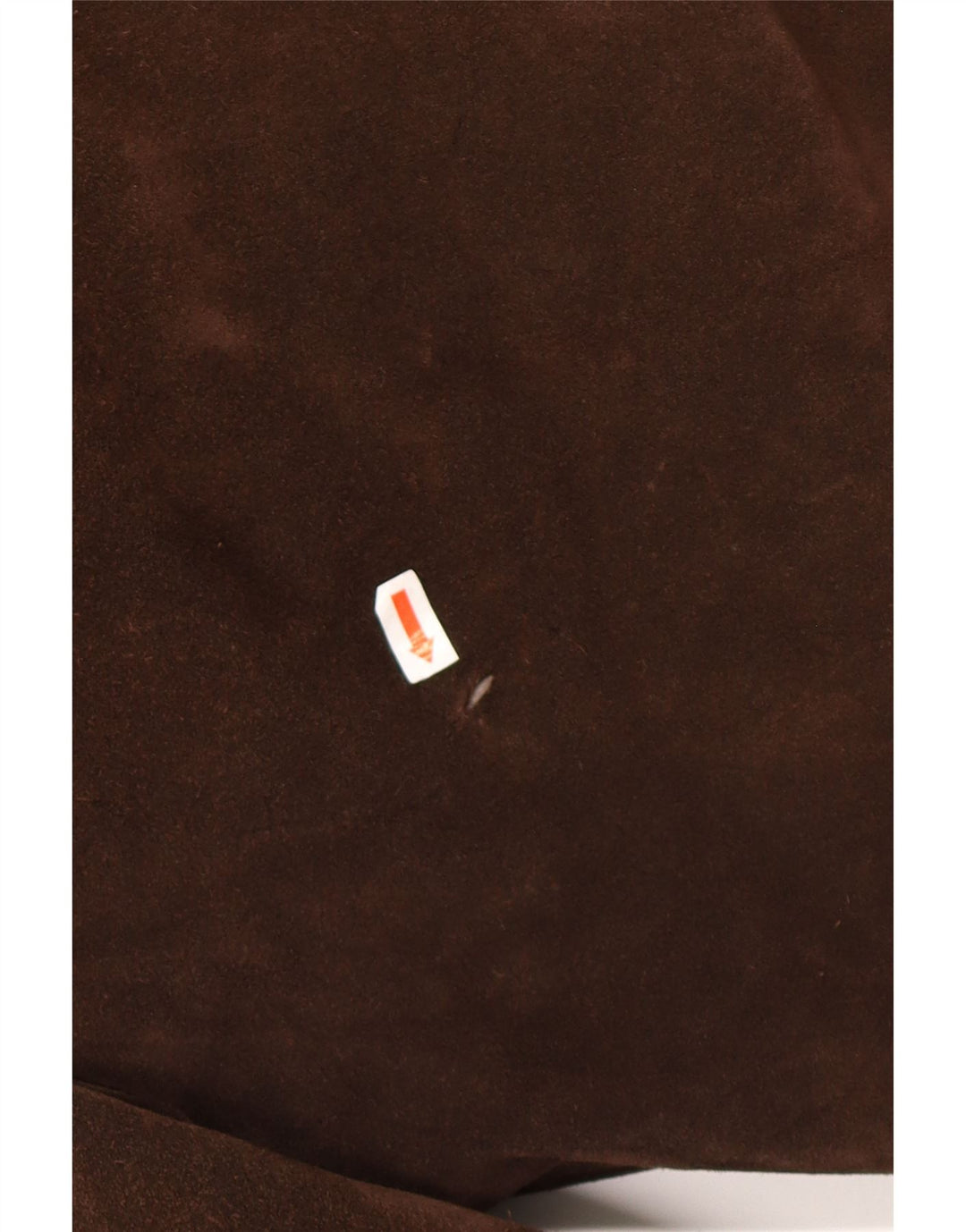 Cappotto vintage da donna oversize in pelle scamosciata con giacca a vento UK 18 XL Marrone