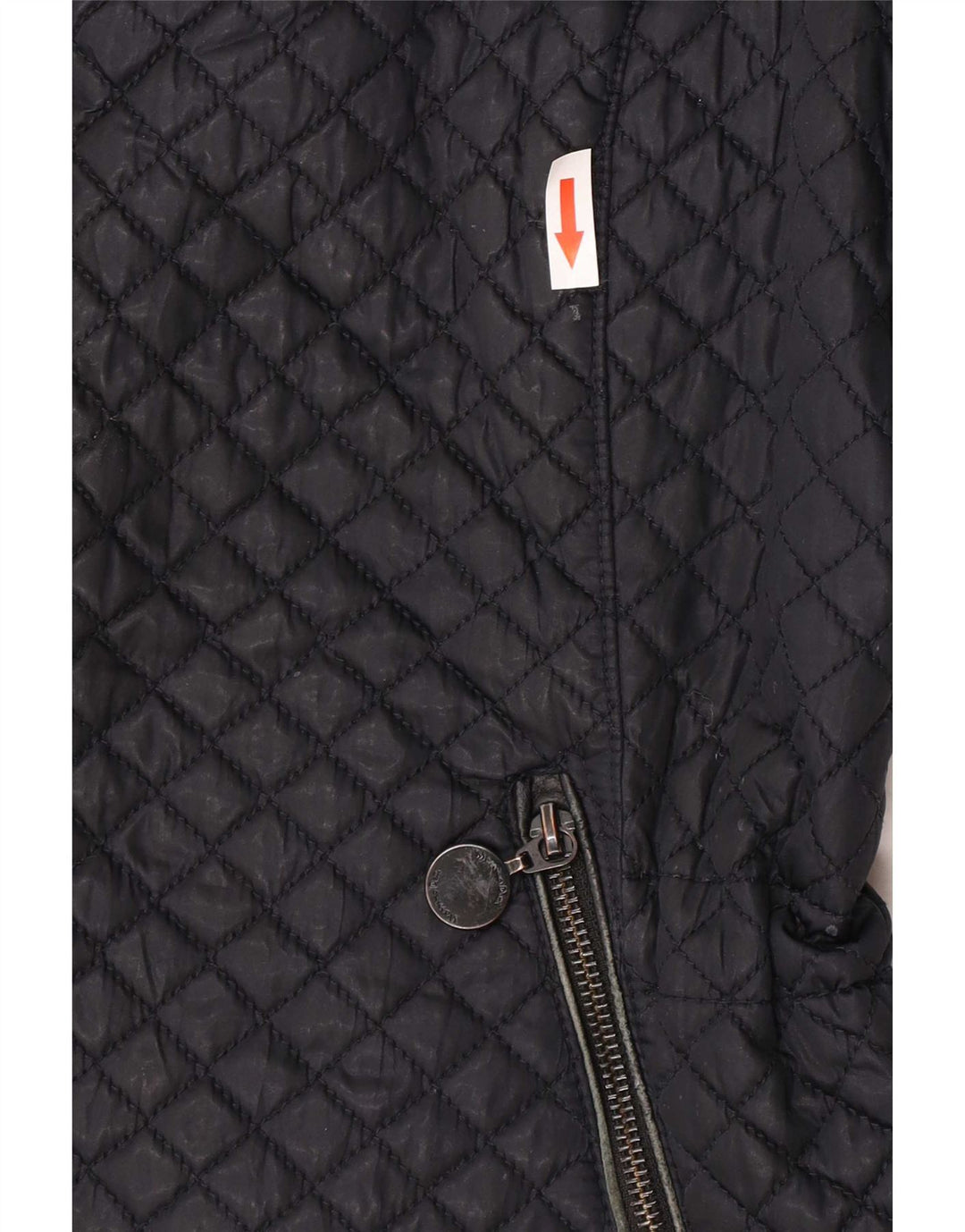 Gilet trapuntato da donna Massimo Dutti UK 18 XL poliestere nero