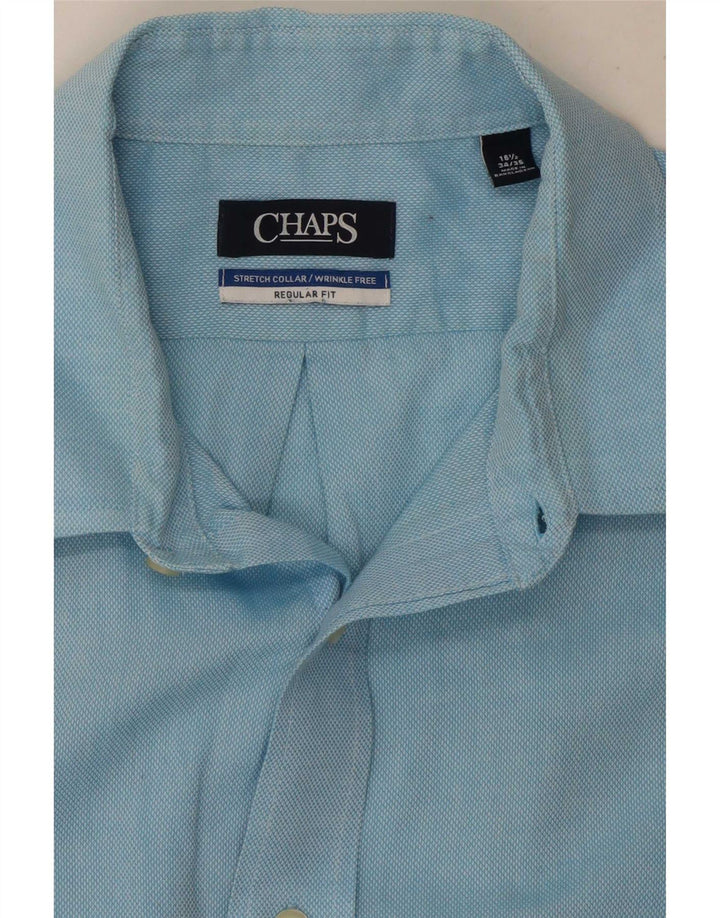 Camicia Chaps da uomo vestibilità regolare taglia 16 1/2 grande blu