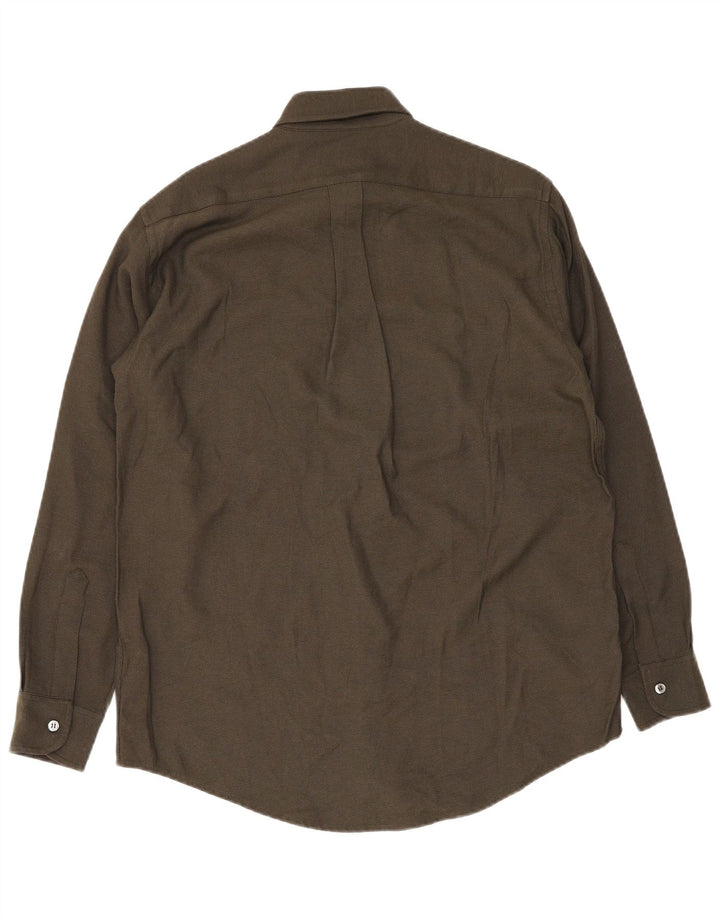 Camicia Trussardi Uomo Small Kaki Viscosa