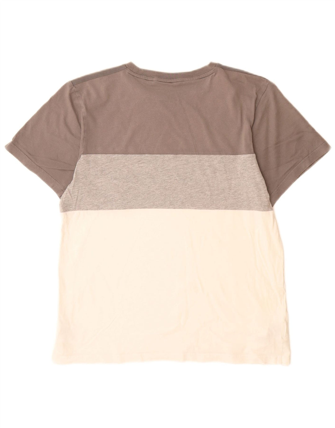 T-shirt Adidas da bambino 15-16 anni in cotone color block grigio