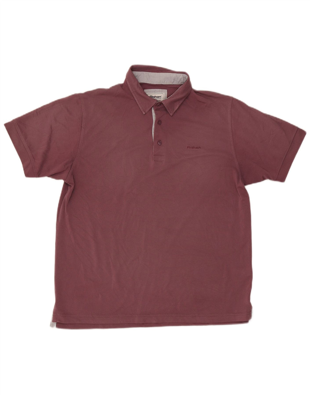 Polo da uomo Rohan grande in poliestere bordeaux