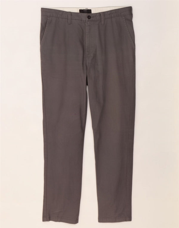 Pantaloni chino affusolati da uomo Marks & Spencer W32 L29 cotone grigio