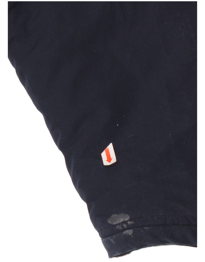 Giacca da ginnastica grafica da uomo Adidas grande in poliestere blu navy