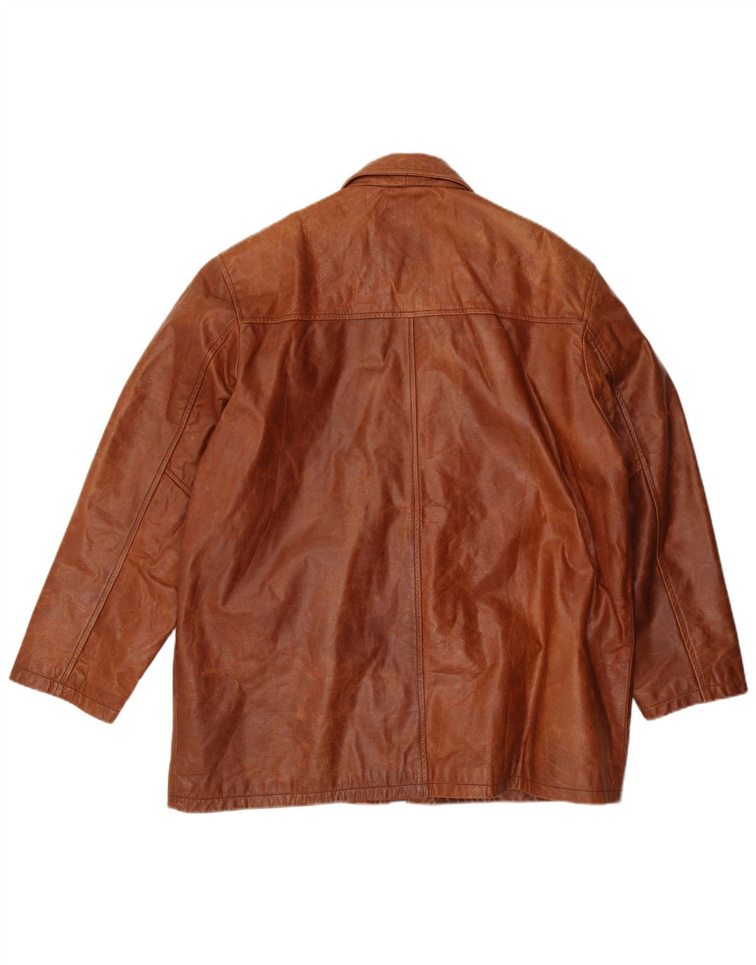 Giacca in pelle da uomo UNION RIVER UK 42 XL Pelle marrone