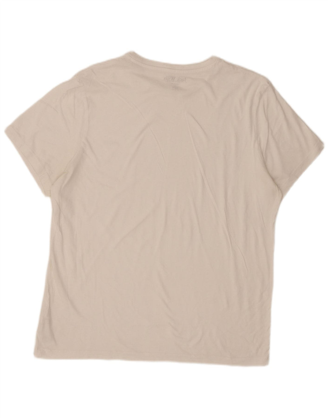 T-shirt da uomo dalla vestibilità classica Jack Wills Top grande in cotone bianco