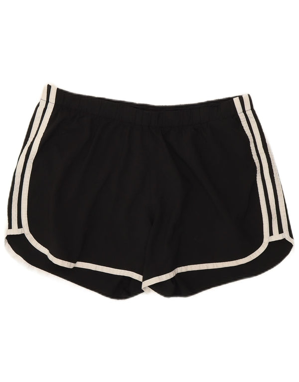Pantaloncini sportivi Adidas Climalite da donna UK 14 poliestere nero medio
