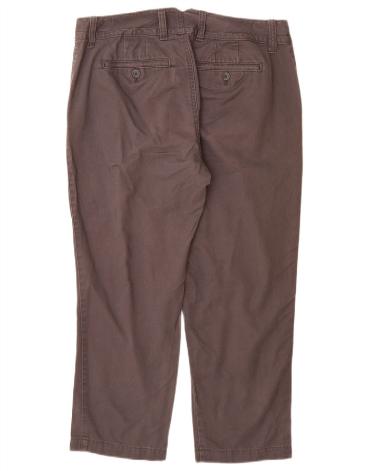 Pantaloni corti da donna Eddie Bauer US 10 Large W32 L24 Cotone grigio