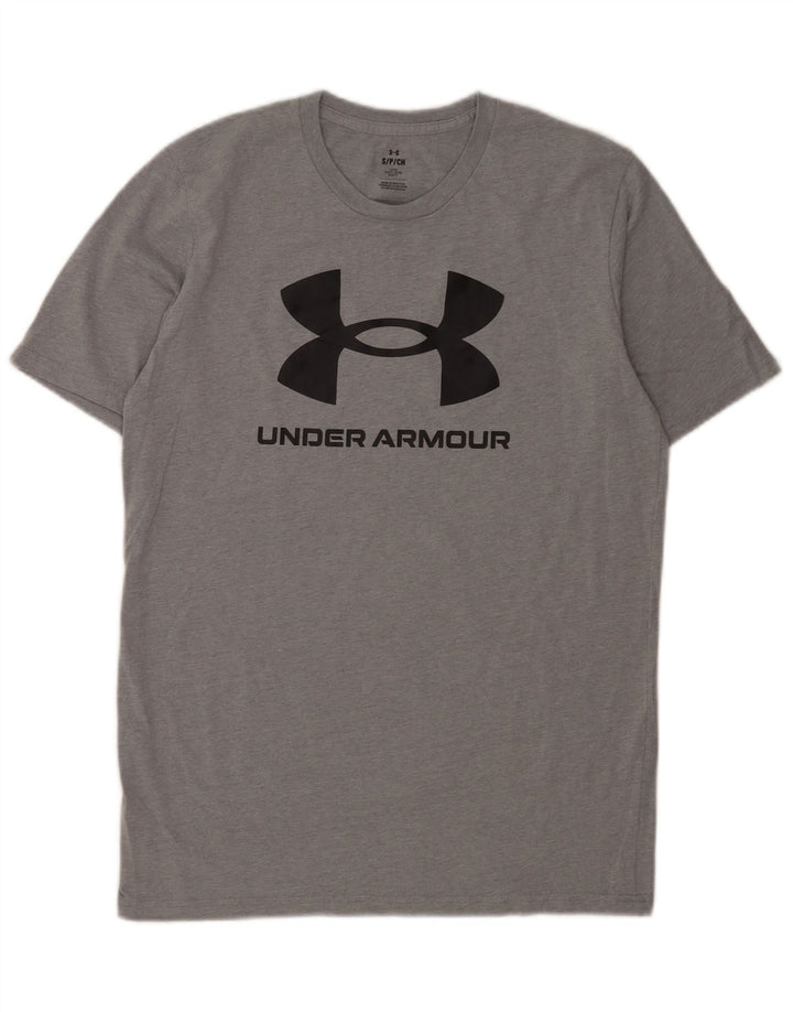 Maglietta grafica da uomo Under Armour Top piccola grigia