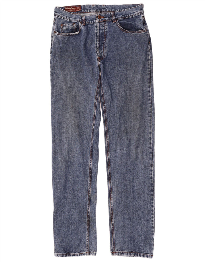 MARLBORO CLASSICS Jeans dritti da uomo W33 L34 cotone blu