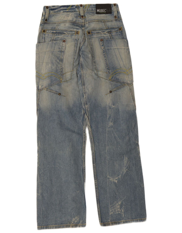 Jeans larghi cargo da uomo Mogul W28 L33 cotone blu
