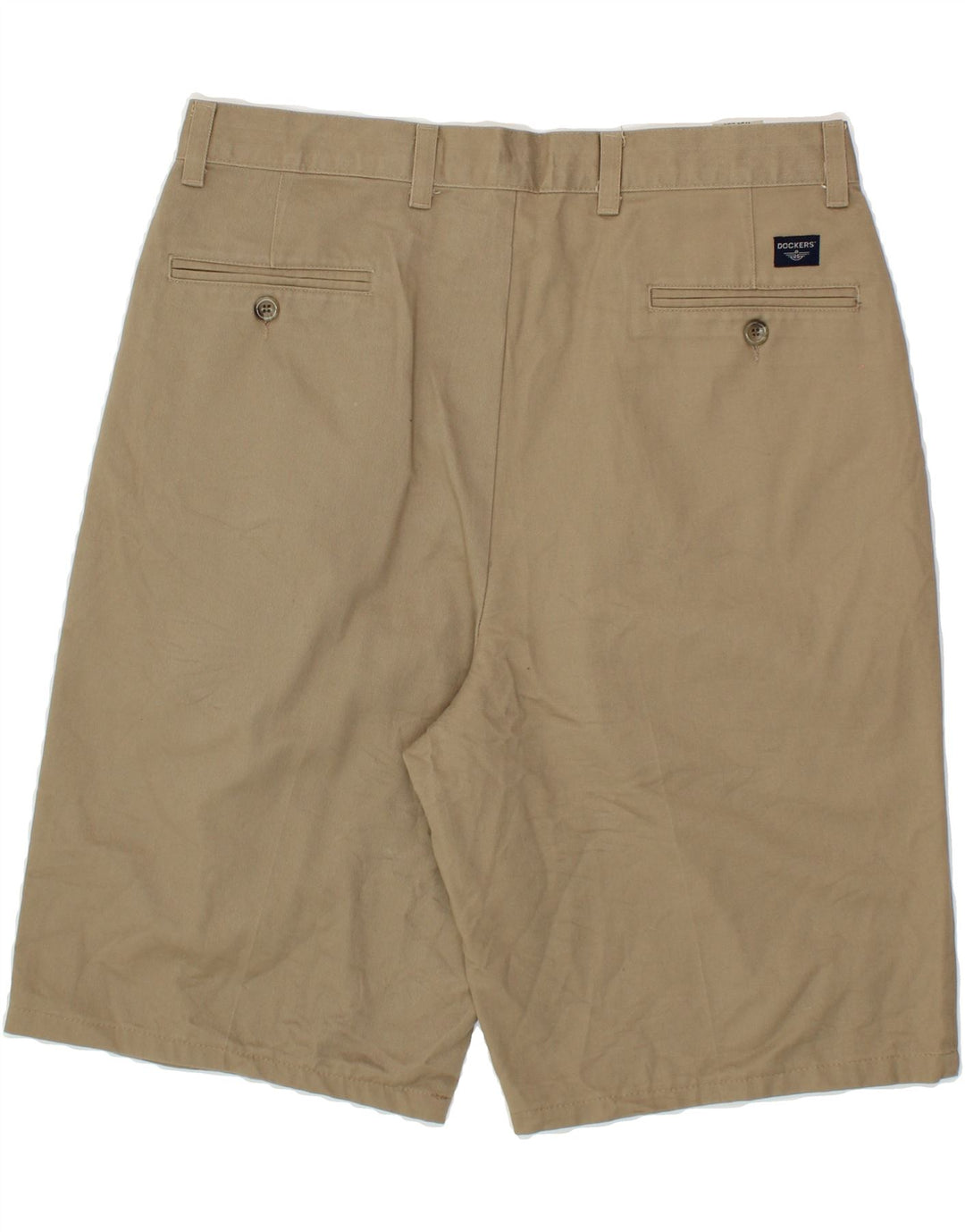 DOCKERS Mens Pegged Chino Shorts W34 Large Beige Cotton Vintage Dockers and Second-Hand Dockers from Messina Hembry 